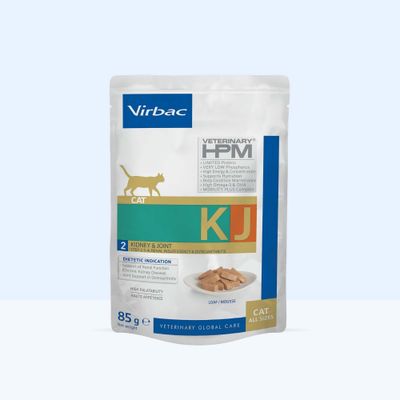 Virbac Veterinary HPM Cat Kidney & Joint KJ2 - 24 x 85 g