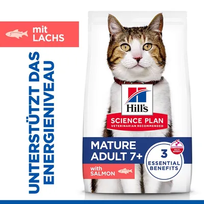 Hill's Science Plan Mature Adult 7+ Lachs - Sparpaket: 2 x 10 kg