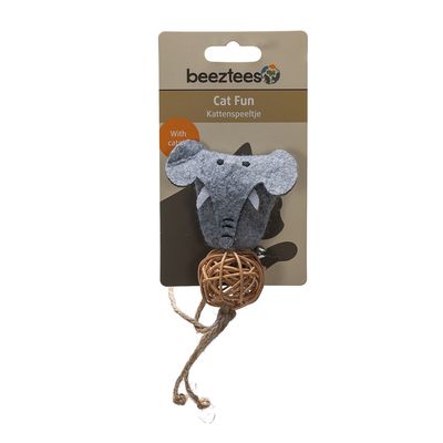 beeztees Katzenspielzeug Dschungel Sola ca. L 19 x B 8 x H 4 cm