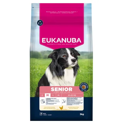 Eukanuba Premium Nutrition Senior Medium Breed Pollo - 3 kg Eukanuba Premium Nutrition Senior Medium Breed Pollo - 3 kg