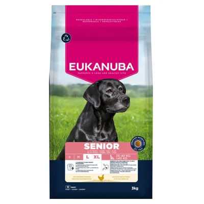 Eukanuba Premium Nutrition Senior Large et Giant Breed au poulet - 3 kg