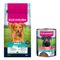 Eukanuba Premium Nutrition Dry Dog Food + Eukanuba Wet Dog Food Free! * Adult Large & Giant Breed Lamb & Rice (12kg) + Adult Rich in Beef with Pumpkin (3 x 400g)