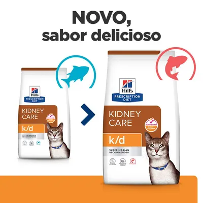 Hill's Prescription Diet k/d Kidney Care com salmão - Pack económico: 3 x 3 kg