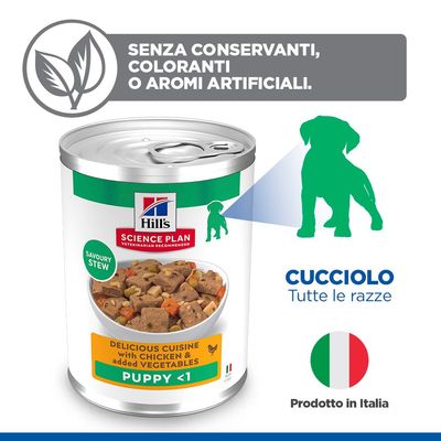 Hill's Science Plan Puppy Stew con Pollo e Verdure aggiunte