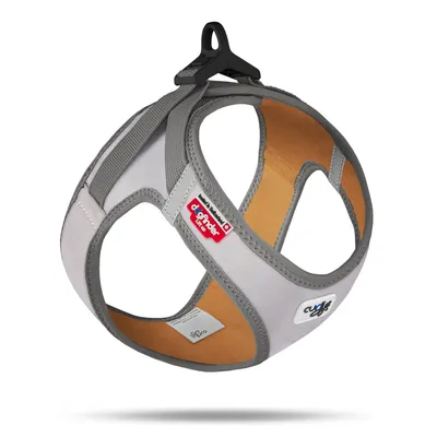 Curli Glow Clasp Vetst kutyahám, szürke - M méret: 43,4 - 49 cm mellkas körfogat