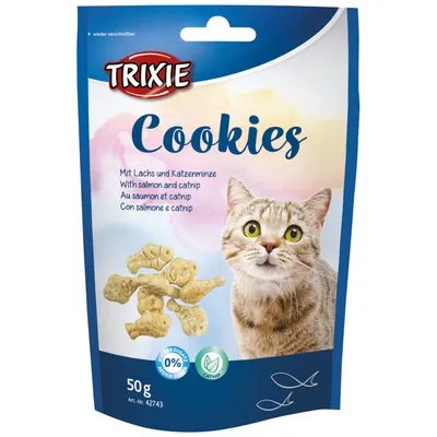 Trixie Cookies con Salmone & Catnip - 50 g Trixie Cookies con Salmone & Catnip - 50 g