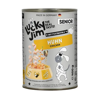 Lucky Jim Senior 6 x 400 g - Csirke