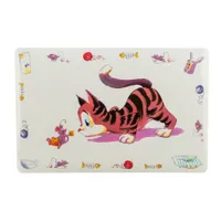Trixie Tapis pour gamelle BD pour chat - L 44 x l 28 cm