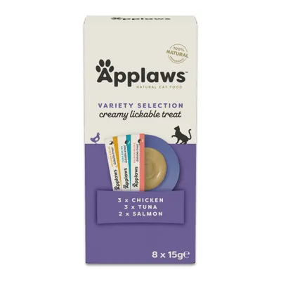 Applaws Snack Cremoso 32 x 15 g - Pack ahorro - Pack mixto (3 variedades) Applaws Snack Cremoso 32 x 15 g - Pack ahorro - Pack mixto (3 variedades)