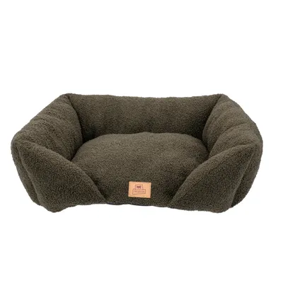 Ferplast legowisko Pamper Bouclé, zielone - Dł. x szer. x wys.: 55 x 45 x 20 cm