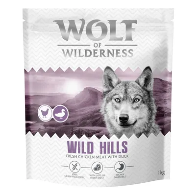 Wolf of Wilderness Adult "Wild Hills" - Ente - Neue Rezeptur: 1 kg Wolf of Wilderness Adult "Wild Hills" - Ente - Neue Rezeptur: 1 kg
