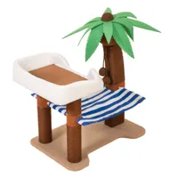 TIAKI Palm Ansamblu de joacă cu hamac în dungi - maro