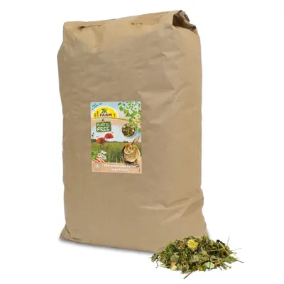 JR Farm Plastic Free Zwergkaninchen ohne Pellets - 5 kg