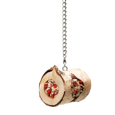 Rouleau en bois JR Farm pour grande perruche et perroquet - 150 g