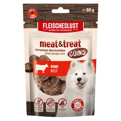 Fleischeslust Meat & Treat Coins - Marha (80 g)