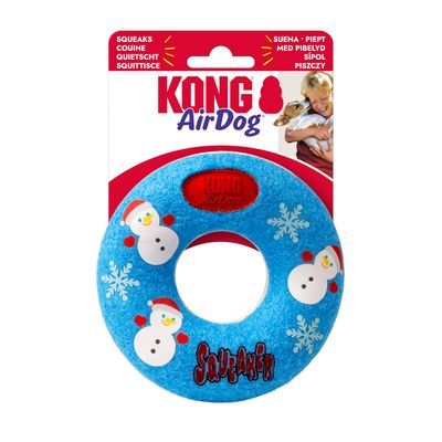 KONG Holiday AirDog® Squeaker Donut