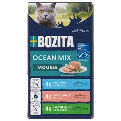 Bozita Mousse 12 x 85 g - Mixed Ocean