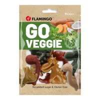 Mélange dinosaures Flamingo Go Veggie - 120 g (4 pièces)