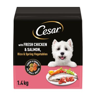 Cesar Adult with Chicken, Salmon & Vegetables