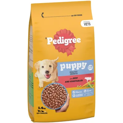 PEDIGREE® COMPLETE™ Puppy Beef & Vegetables - Multibuy: 2 x 1.4kg