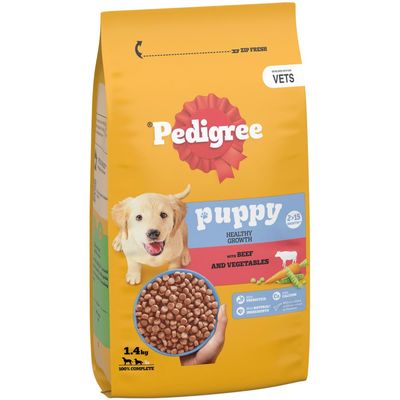 PEDIGREE® COMPLETE™ Puppy Beef & Vegetables 1.4kg