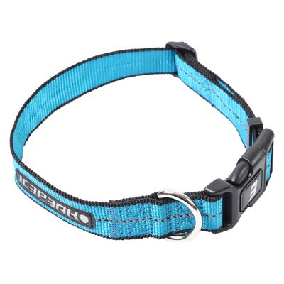 Icepeak Pet® Highway Basic Halsband, aqua Halsumfang 25-35 cm, 20 mm breit (Größe S)