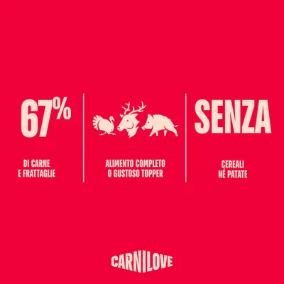 Carnilove Dog - Paté 6 x 400 g - Tacchino, Renna & Cinghiale