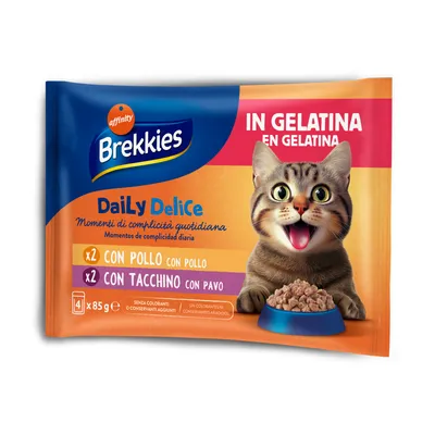 Korzystny pakiet Brekkies Daily Delice 24 x 85 g