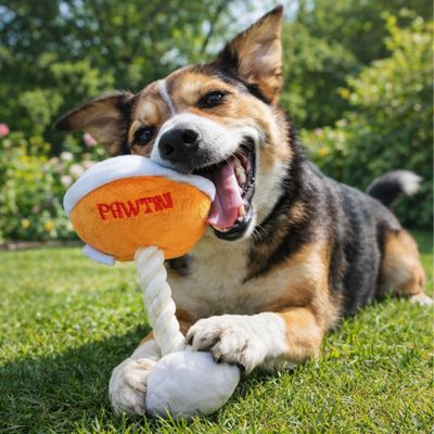 Beeztees Hundespielzeug Pawtini, orange/weiss