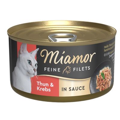 Miamor Feine Filets in Soße 24 x 85 g Thunfisch & Krebs