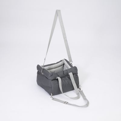 zooplus Basics Hundeautositz, grau - L 45 x B 41 x H 29 cm