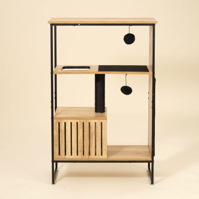 Modern Living Katzenkletterhaus Celle - ca. L 77 x B 34 x H 114 cm