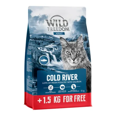 6,5 kg + 1,5 kg ingyen! 8 kg Wild Freedom - Cold River lazac ÚJ