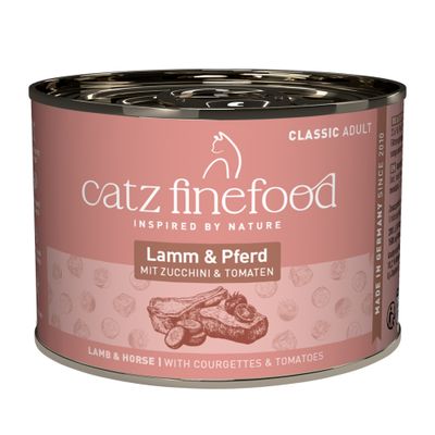 Sparpaket catz finefood 12 x 200 g Lamm & Pferd