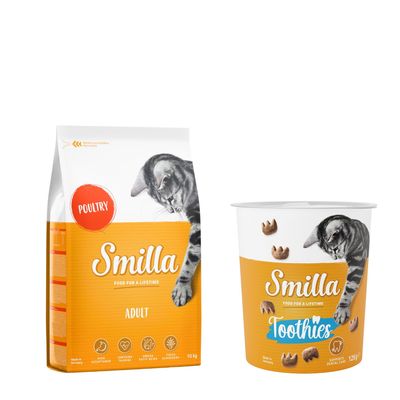 10kg Smilla Cat Food + Smilla Cat Snacks - 20% Off! *