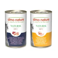 Lot Almo Nature HFC 24 x 140 g pour chat - Variante 1 - 2 sortes