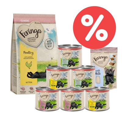 Feringa Kitten Starter-Paket + Snack 8-teiliges Set
