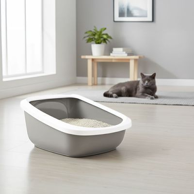 Savic Aseo Jumbo - Kattenbak met hoge rand