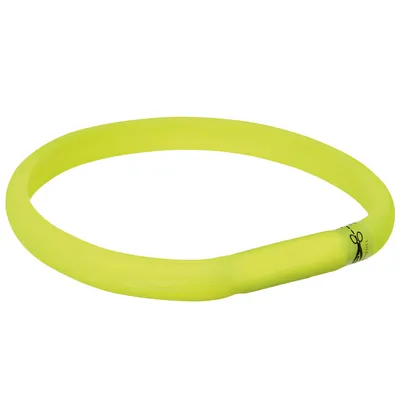 Trixie USB Leuchthalsband grün - 50 cm, B 18 mm (Größe M-L)