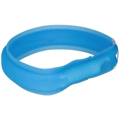 Trixie USB Flash Leuchthalsband Langhaar - Größe M-L: 50 cm, 30 mm breit