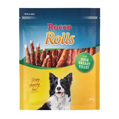 Rocco Rolls Chew Sticks with Duck Fillet (200g)
