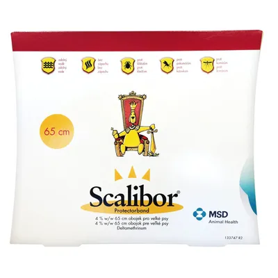 Scalibor Protectorband 1.0 g medikovaný obojek pro velké psy, 65 cm - 1 kus