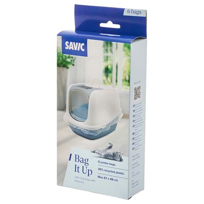 Savic Bag it Up торбички за котешка тоалетна размер Джъмбо - 3 х 6 броя