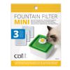 Filtros de recambio de fuentes y bebederos Catit 2.0 Flower Fountain Mini, 1,5 L (3 uds.)
