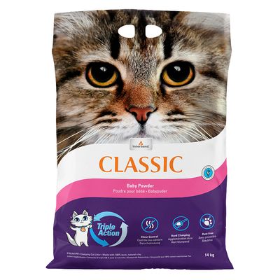 Intersand Classic Baby Powder Scented Cat Litter 14kg