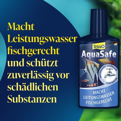 Tetra Conditionneur d'eau pour aquarium AquaSafe - 500 mL