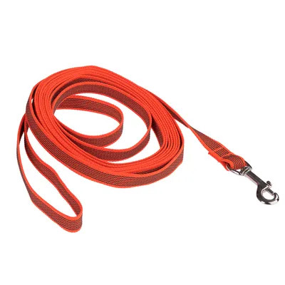 Heim sledni povodec Super-Grip, oranžen - D 5 m x Š 20 mm