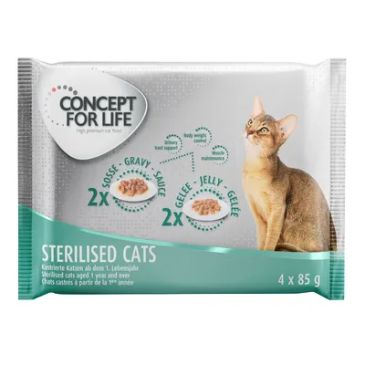 Probierpaket Concept for Life 4 x 85 g - Sterilised