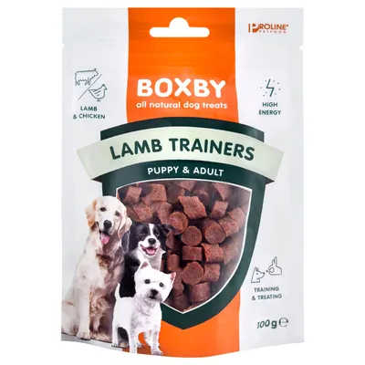Boxby лакомства для тренировок из баранины  - 3 x 100 г