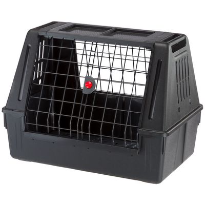 Ferplast Autotransportbox Atlas Car Scenic schwarz B 82 x T 51 x H 61 cm (80)